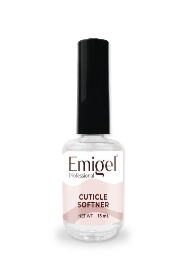 Emigel Professional Cuticle Softener is crafted to gently hydrate and soften rough cuticles | For dryness and promotes smooth. 15ml