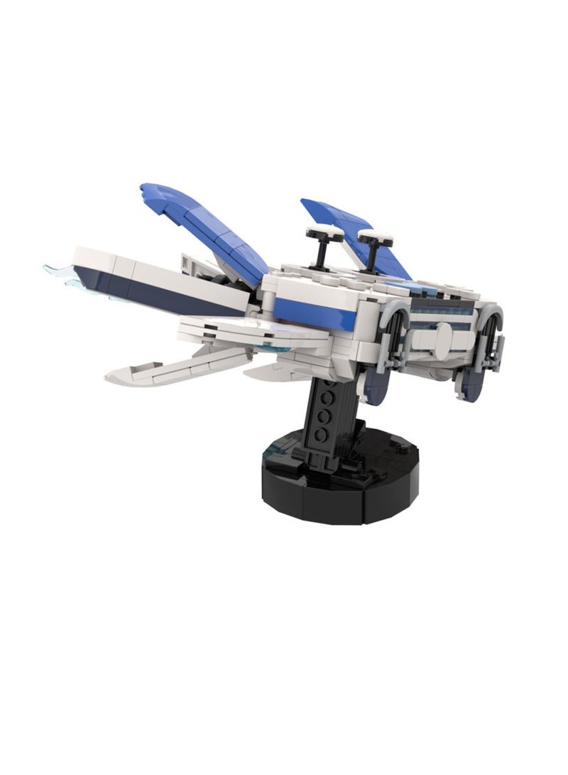 عام استرو روبوت - التعامل مع سفينة الفضاء نموذج كتلة البناء ، الجسيمات الصغيرة الأطفال التجميع التعليمي لعبة كتلة البناء - Image 3