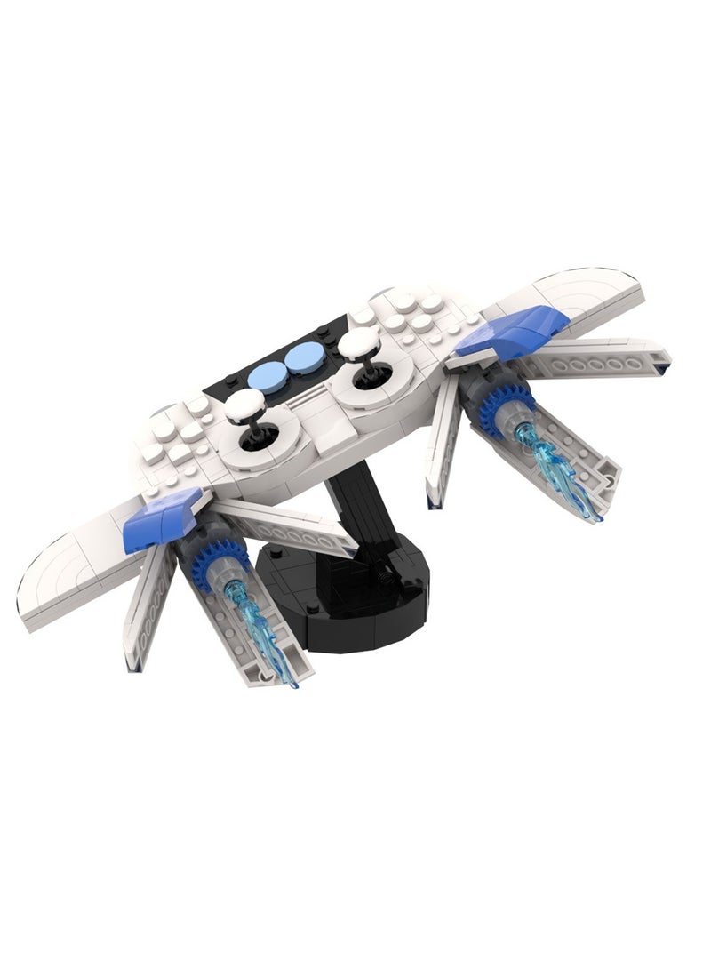 عام استرو روبوت - التعامل مع سفينة الفضاء نموذج كتلة البناء ، الجسيمات الصغيرة الأطفال التجميع التعليمي لعبة كتلة البناء - Image 5