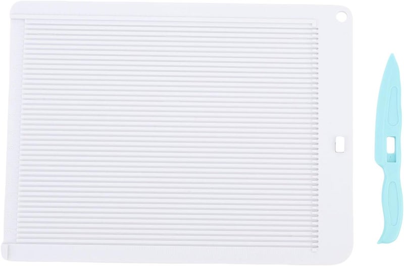 Badafaci Multi Purpose Scoreboard Plastic Construction for Card Making and Paper Crafts User Friendly Design Includes Envelope Making Guide and Bone Folder for Arts Projects - Image 1