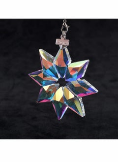 KASTWAVE Car Rear View Hanging Snowflake Crystal Mirror Pendant  - Image 2