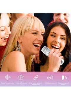 TIGER Karaoke Machine with 2 Wireless Microphones – Portable Bluetooth Karaoke Speaker PA System with Echo & Vocal Cut, Supports TF, AUX-in, USB Flash Disk for Indoor & Outdoor Parties, Family Singing Fun  - Image 2