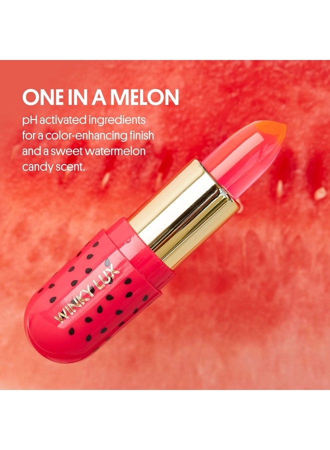وينكي لوكس مرطب شفاه وينكي لوكس بنكهة البطيخ، مرطب شفاه مرطب، لون وردي طبيعي مع تغيير لون الحموضة، يرطب وينعم الشفاه، نباتي وخالٍ من القسوة - Image 5