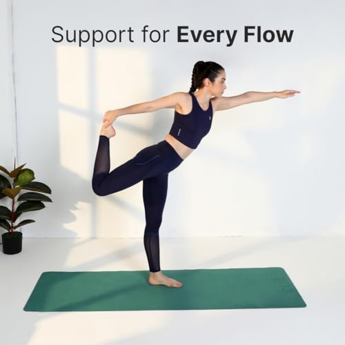 Cult Yoga Mat EVA 5mm with Carry Strap – Non-Slip, Cushioned, Sweat-Resistant, Eco-Friendly Workout Mat for Home Gym & Fitness – Sage Green - Image 3