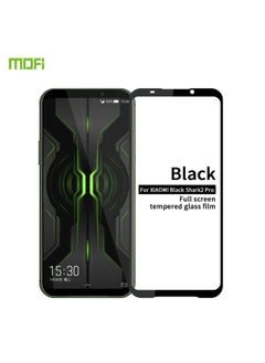 Screen Protector MOFI 9H 2.5D Full Screen Tempered Glass Film for Xiaomi Black shark2 Pro(Black)