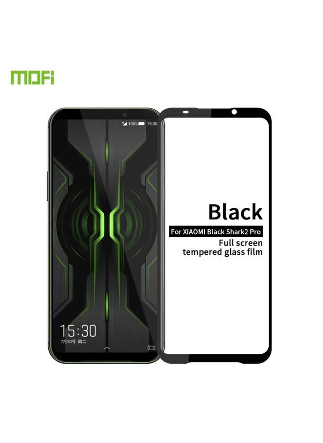 MOFI - Screen Protector MOFI 9H 2.5D Full Screen Tempered Glass Film for Xiaomi Black shark2 Pro(Black) - Image 1