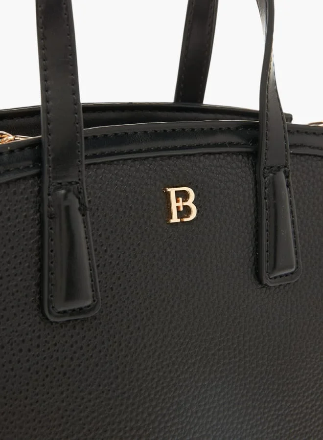 Flora Bella By Shoexpress Women Monogram Tote Bag with Zip Closure