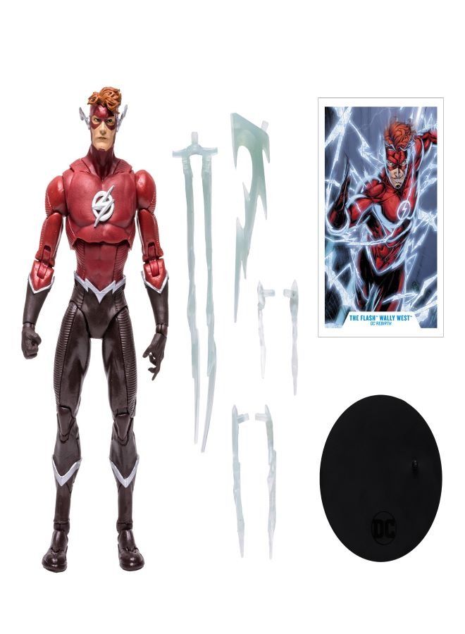DC Comics - Multiverse 7In  The Flash (Wally West  Red Suit)