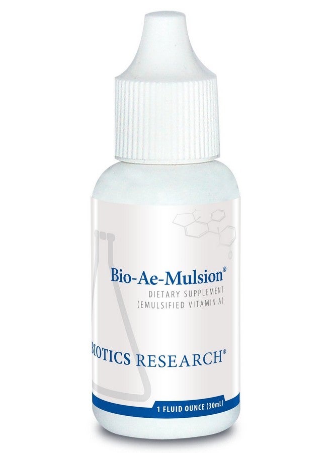 Biotics Research Biotics Research Bio Ae Mulsion IU Emulsified Vitamin A for Greater Uptake & Utilization, Concentrated Form, Promotes Immune Response, Aids in Visual Acuity, Supports Cardiovascular 1 Fluid Ounces - Image 1