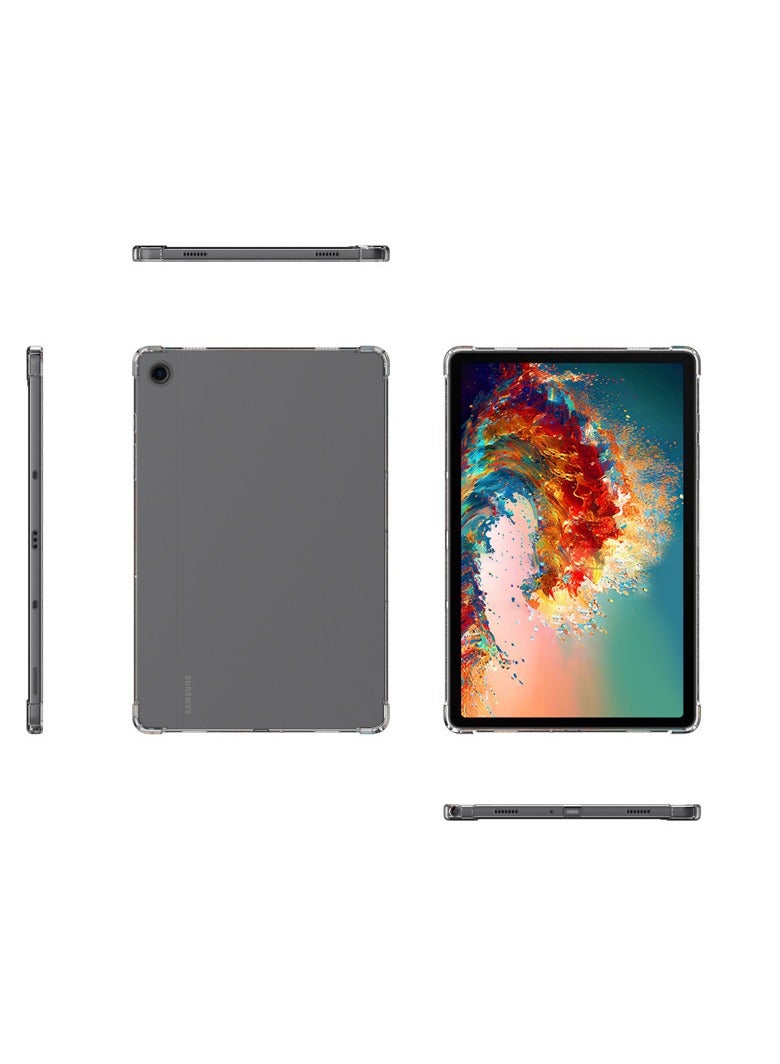 عام غطاء شفاف متوافق مع سامسونج تاب A9 8.7 بوصة (X110/X115) - حماية مضادة للسقوط والصدمات بوسادات هوائية رباعية الزوايا - غطاء واقي مرن من مادة TPU - Image 5