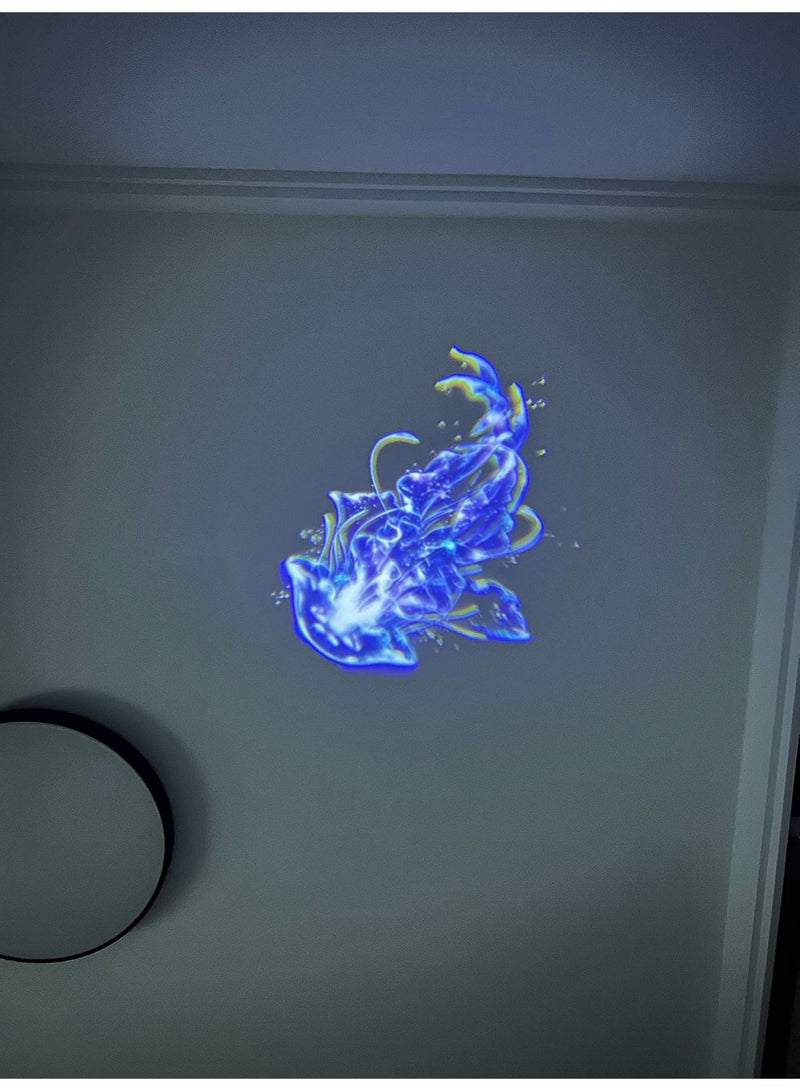 USB Marine Life Projector Light (with 6 Pattern Slides), Bedroom Ambient Projector - Image 5