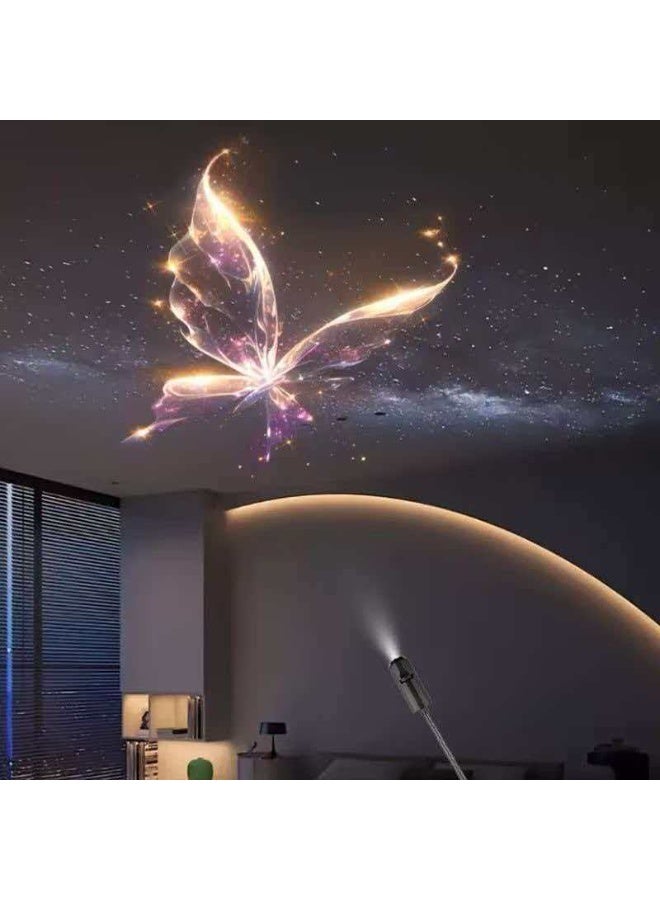 USB Marine Life Projector Light (with 6 Pattern Slides), Bedroom Ambient Projector - Image 3