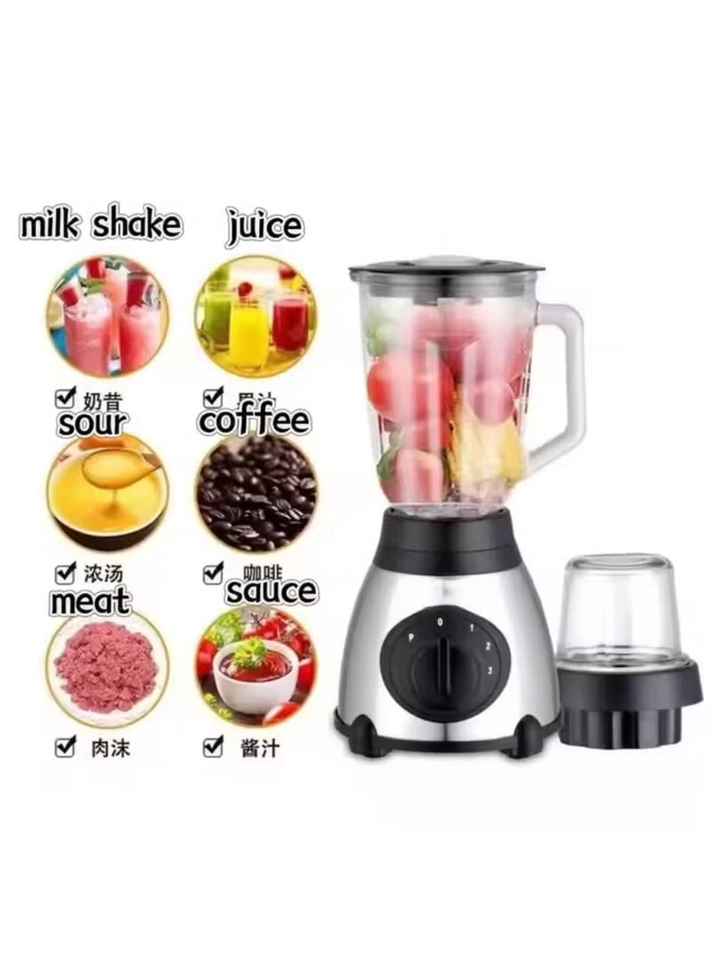 دينكس Home Use Electric Mini Juicer Blender with High Power Motor, 1.5L Large Capacity Jar, 2800W Powerful Performance, 5 Speed Control Levels, Durable Stainless Steel Blades - Image 3