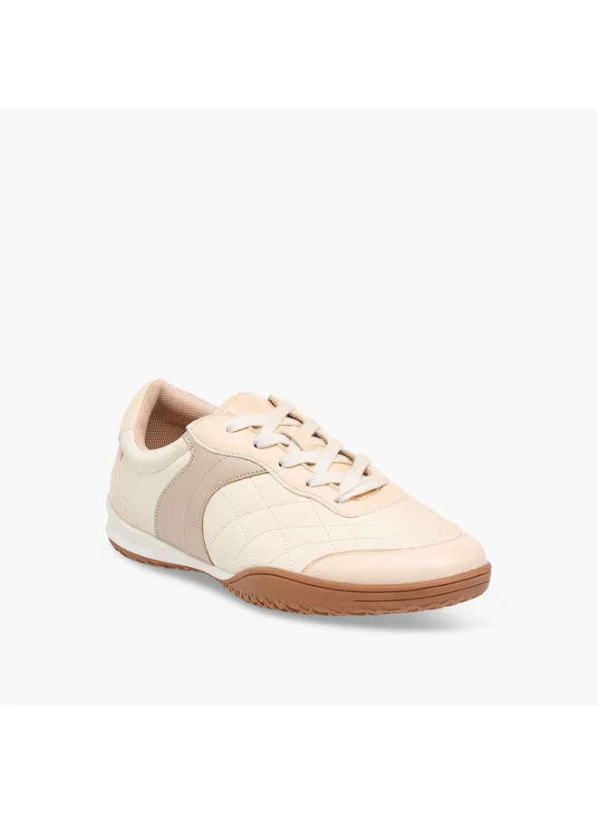 فلورا بيلا من شو إكسبرس Women Panelled Lace-Up Sneakers
