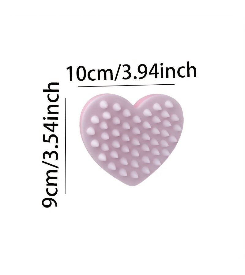 Head Massage Comb 1pc Silicone Shampoo Brush for Scalp Cleansing and Hair Relaxation Shower Bathroom Spa Tool - Image 4