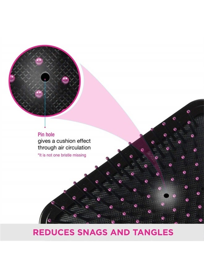 Vega Paddle Brush With Cleaner Simple Design With Emphasis on Function (E18-PB) - Image 5