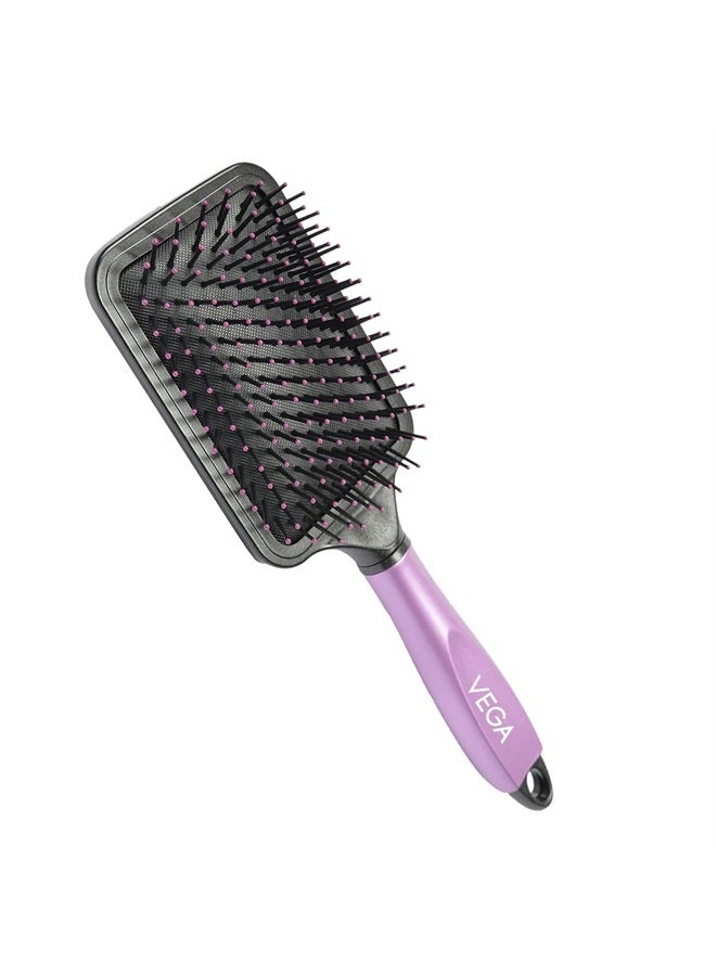 Vega Paddle Brush With Cleaner Simple Design With Emphasis on Function (E18-PB) - Image 1
