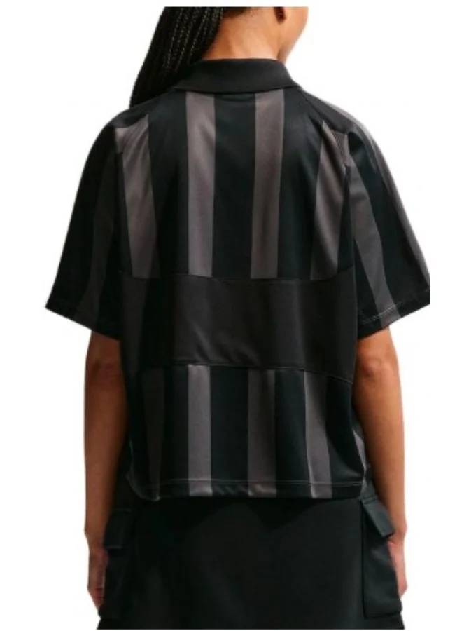 Nike BLACK/BLACK/BLACK/(CHALK) Nsw Street Oversized Stripe Jersey for Women | Best Price UAE