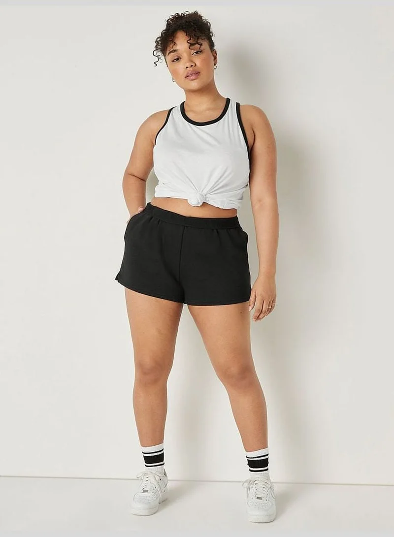 PINK 3" Foldover Sweat Shorts