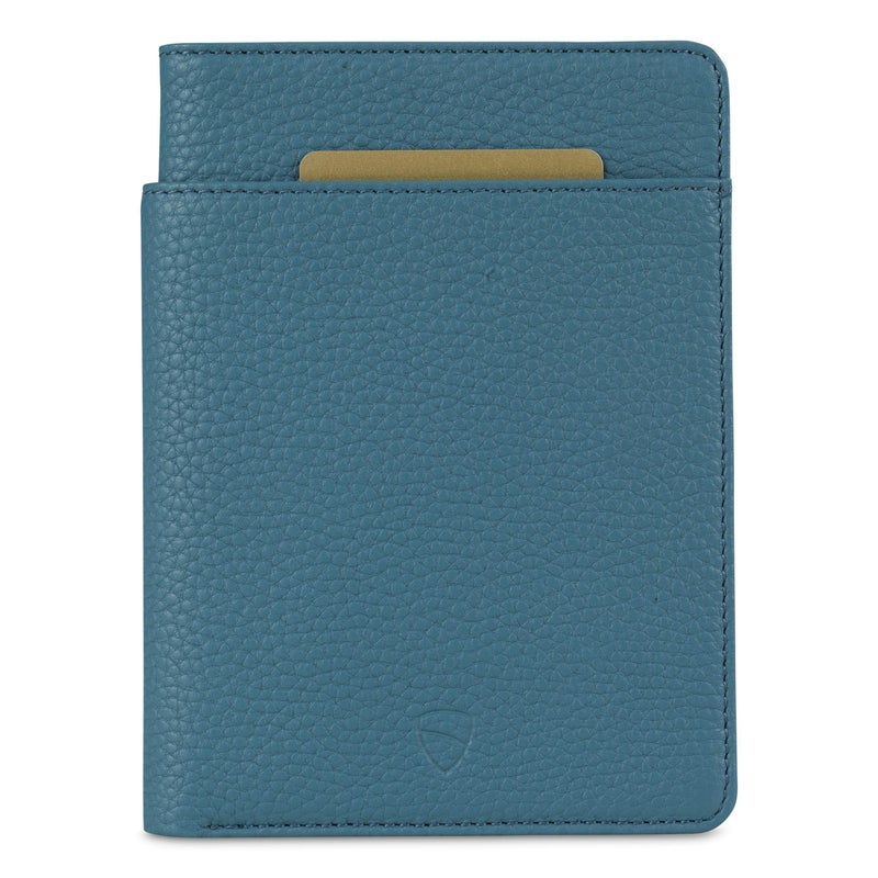 Vaultskin Leather Passport Holder, Slim RFID Blocking Travel Wallet for Men and Women, Fits Passport, Credit Cards, ID, Cash, Passport Cover Ideal Travel Accessories with Gift Box (Kensington) - Image 5