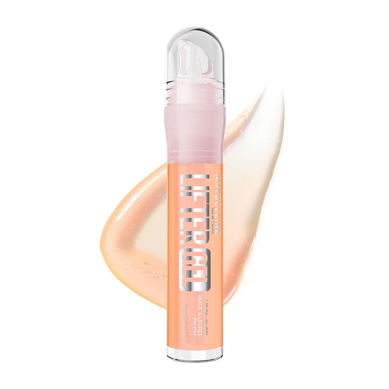 ميبيلين نيويورك Maybelline New York Lifter Gel Oil-in-Gel Lip Gloss 003 Passion Juice، لمعان زجاجي، تركيبة مرطبة بحمض الهيالورونيك وزيت الباشن فروت - Image 1