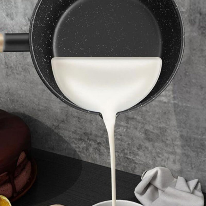 Generic 18cm Maifan Stone Non-stick Saucepan with Lid, Food Auxiliary Milk Cooking Pot, Portable Kitchen Essential Household Cooking Pan Style - Image 5