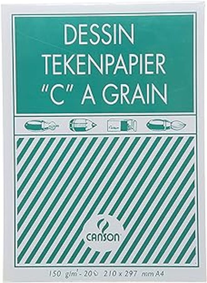 Canson Drawing Sketch A4 210 X 297 Mm - 20 Sheets
