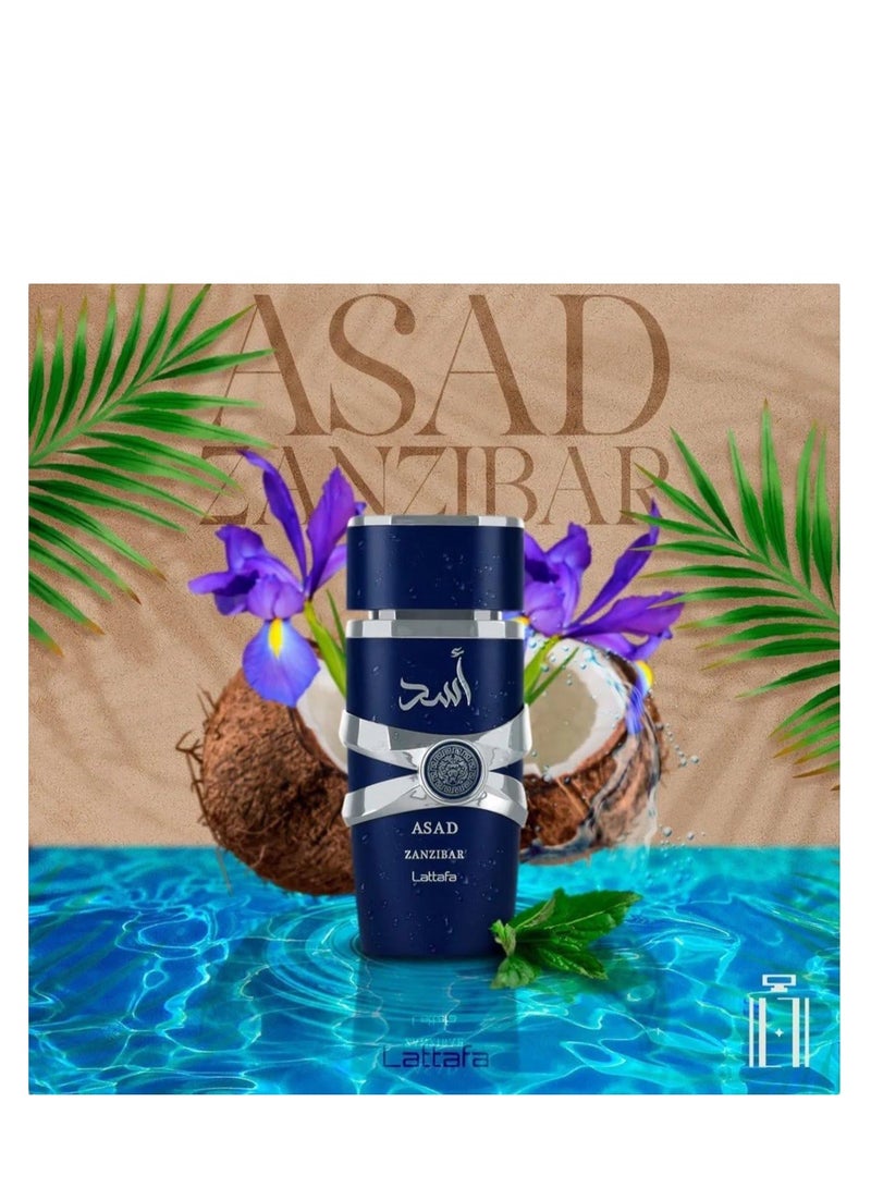 Lattafa Asad Zanzibar  EDP  For Men 100Ml - Image 2