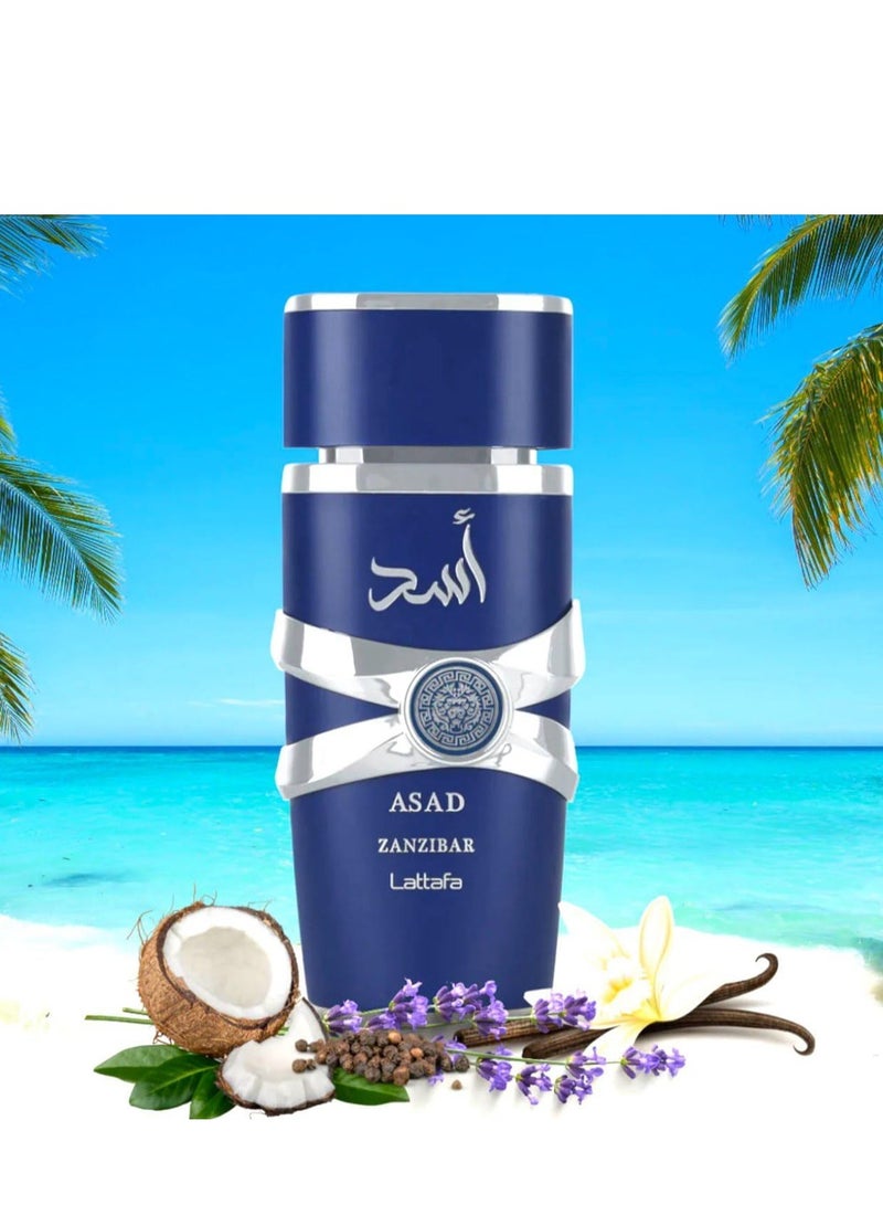 Lattafa Asad Zanzibar  EDP  For Men 100Ml - Image 3