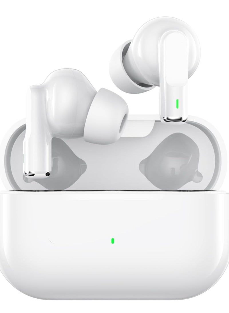 modio Wireless Earphone K7 Mini – Compact, Comfortable, Long-Lasting, and Compatible with Android/iOS (White) - Image 1