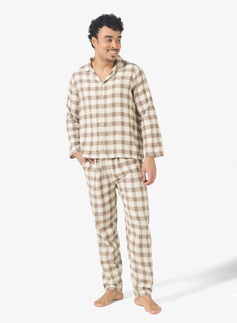 Robert Wood Nightwear Shirt & Pants Set - Image 1