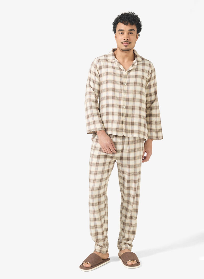 Robert Wood Nightwear Shirt & Pants Set - Image 5