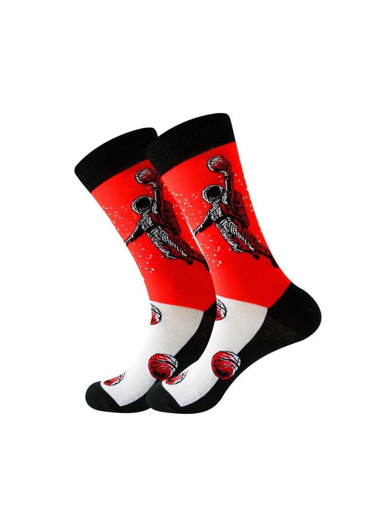 Loquat Anti Slip Mid Calf Sport Socks