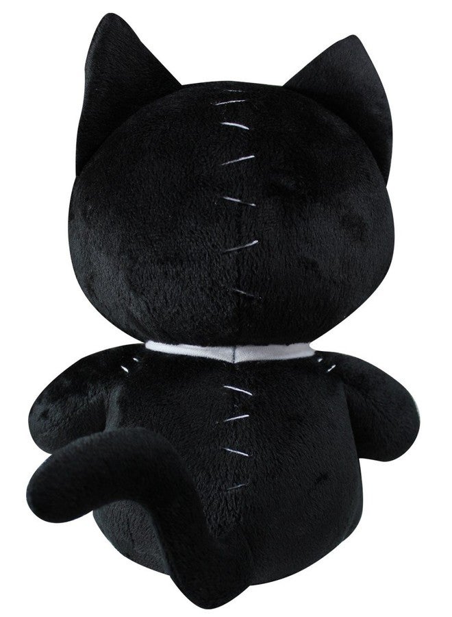 SUMMIT COLLECTION Furrybones Black Cat Mao Mao Wearing White Bow Tie Plush Doll - Image 3