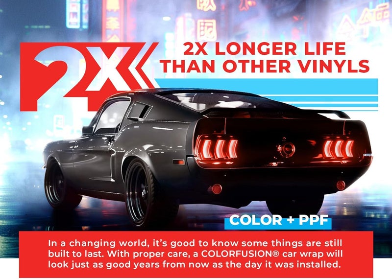 VViViD ColorFusion PPF by , Gloss Nardo Grey Dry Apply PPF Vinyl Car Wrap Roll 1.3ft x 5ft - Image 3