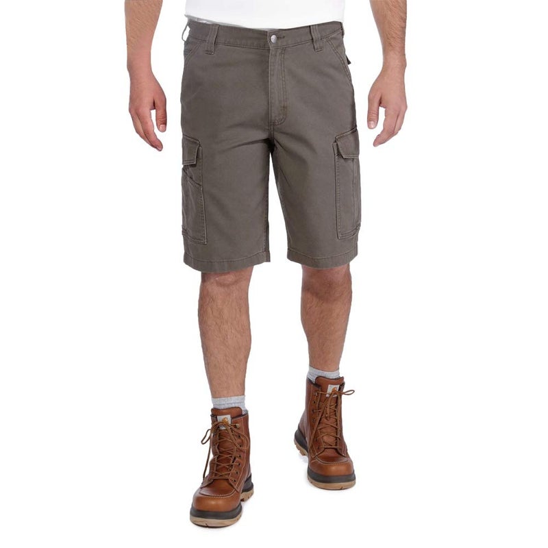 Carhartt mens Rugged Flex Relaxed Fit Canvas Work Cargo Shorts, Tarmac, 40 US - Image 1