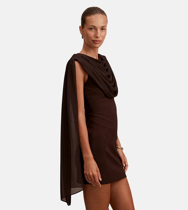 فورايفر نيو Bowie Mini Dress With Shawl