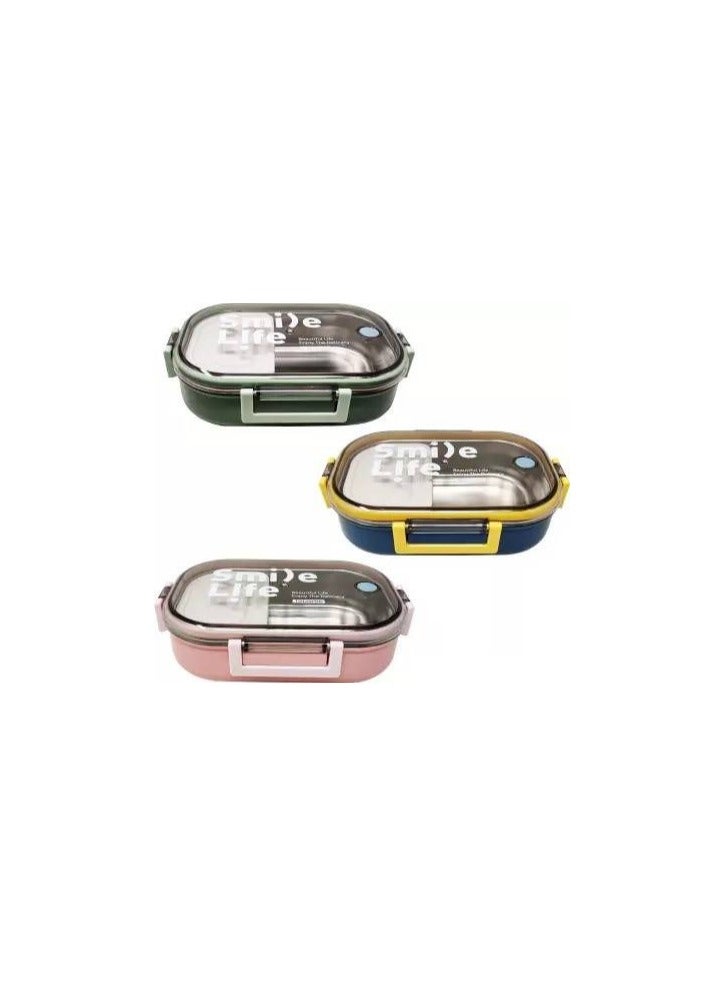 Premium 710ml Stainless Steel Insulated Lunch Box with Mini Sabji Box – Durable, Leak-Proof & Microwave Safe for Adults & Kids - Image 4