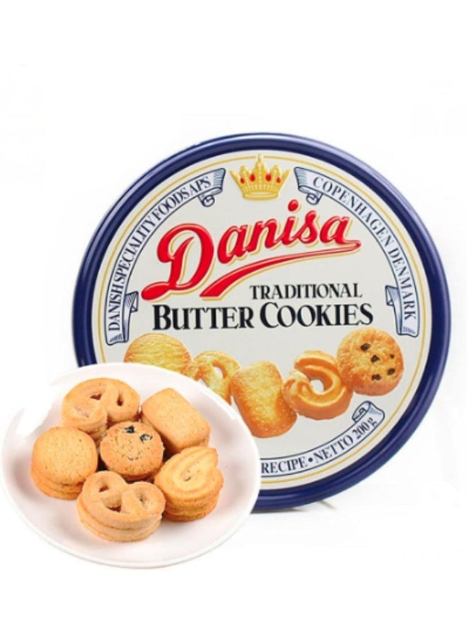 Danisa Traditional Butter Cookies in Tin- 200gms - Image 3