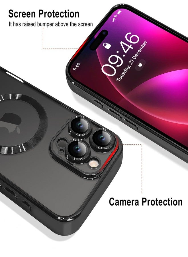 أو أو كيه جراب مغناطيسي من OOK مصمم لهاتف iPhone 16 Pro Max (6.9 بوصة) [حماية مدمجة لعدسة الكاميرا] [متوافق مع MagSafe] جراب واقٍ رفيع وناعم من مادة TPU مقاوم للخدش - Image 3