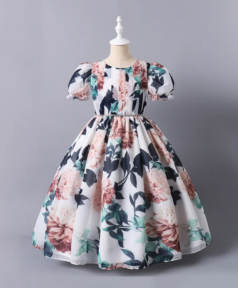 مارك وميا فستان مارك وميا بنصف كم وطبعات زهور شاملة - متعدد الألوان