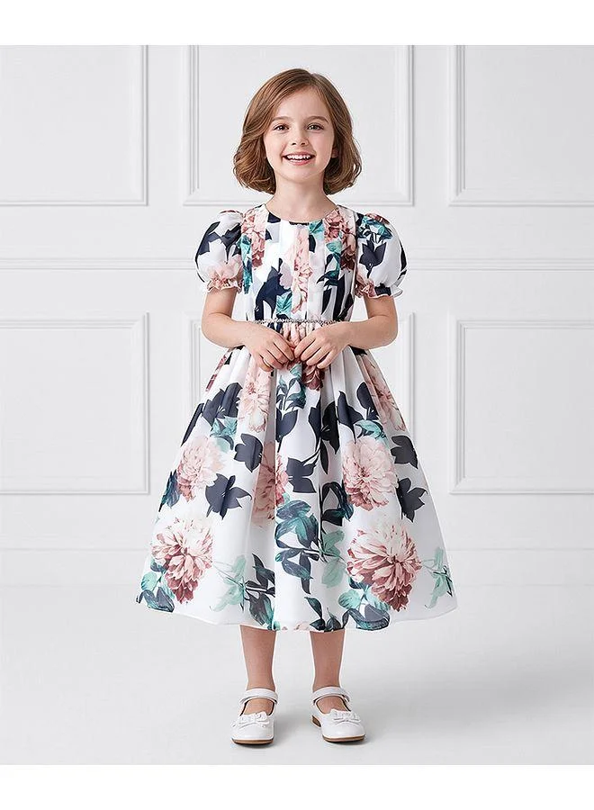 Mark & Mia Mark & Mia Half Sleeves All Over Floral Printed Dress - Multicolor