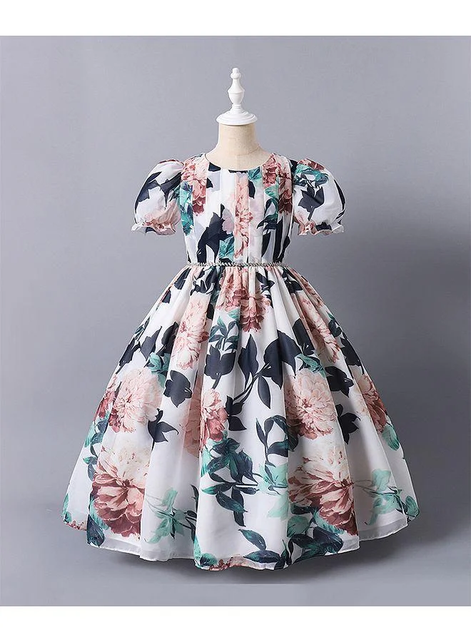 Mark & Mia Mark & Mia Half Sleeves All Over Floral Printed Dress - Multicolor