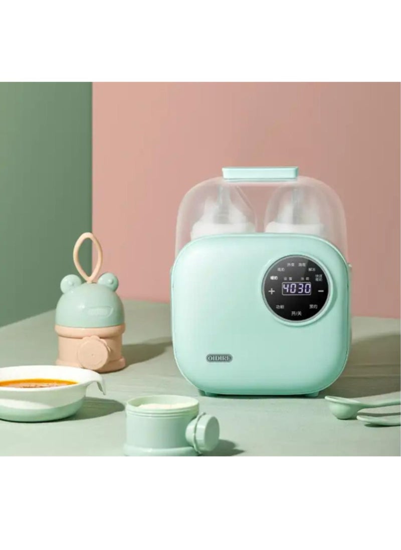 OIDIRE - Double Bottle Warmer, Fast Baby Bottle Warmer for Breastmilk and Formula, with Timer, Fits 2 Bottles - Image 1