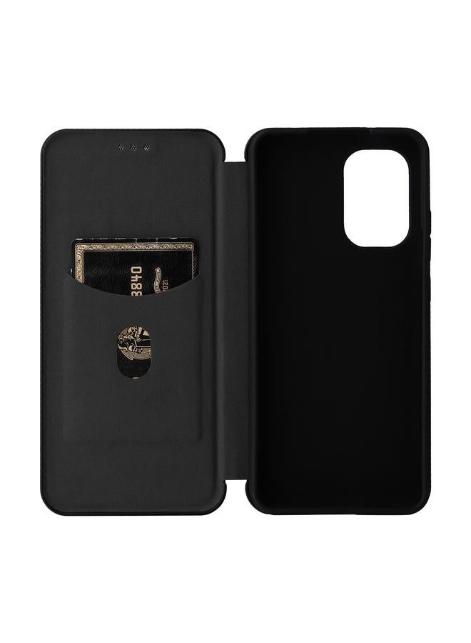 S-TOP Case For Nokia X30 5G Carbon Fiber Texture Flip Leather Phone Case - Image 4