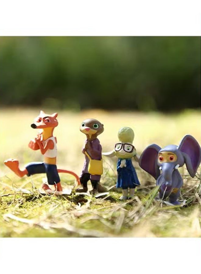 12 PCS Zootopia Anime Figure Model Doll Blind Box, Desktop Decoration Ornament, Birthday Gift, Collectible Action Figure Toy, Unexpected Surprises Await in My Blind Box - Image 3
