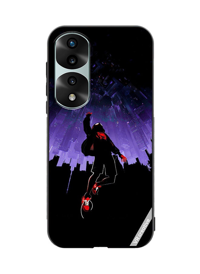VR CREATIVE Protective Case Cover For Honor 70 Pro plus Spider-Man In Space Design Multicolour - Image 1