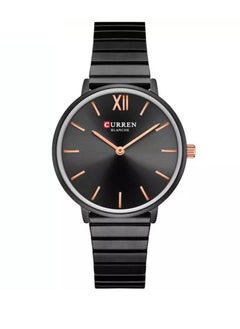 9040 Brand Luxury Waterproof Women's Watch with Quartz Ladies Wrist Watch Black