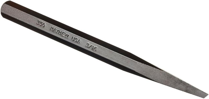 Mayhew Tools 10601 Diamond Point Chisel, 3/16", Black Oxide Finish - Image 2