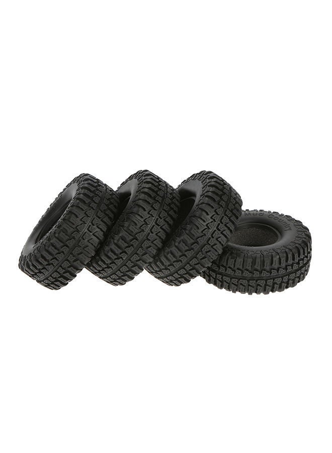 NIBEMINENT 4-Piece Rock Terrain Tyre For 1/10 RC4WD D90 Axial SCX10 RC Crawler - Image 1